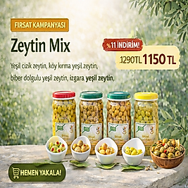 Yeşil Mix (Köy Kırma,Biberli,Çizik,Izgara)